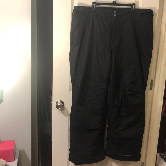Columbia XXL Black Snowpants with Omni-Tech lining